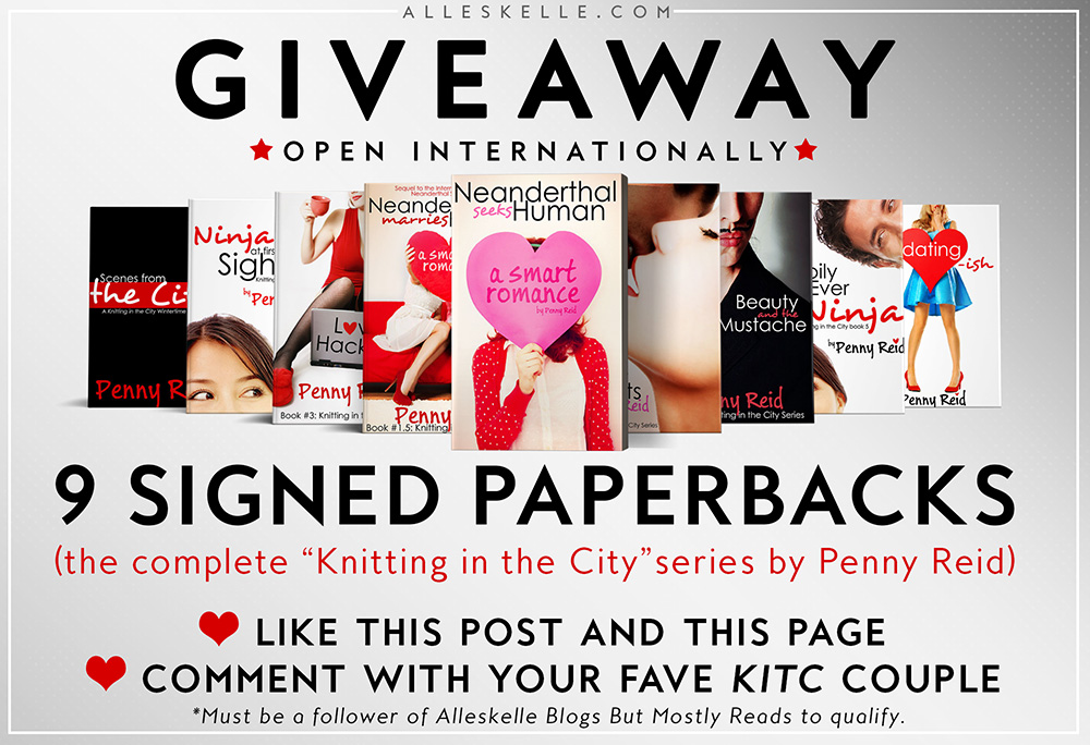 Penny Reid Knitting in the city giveaway - alleskelle.com